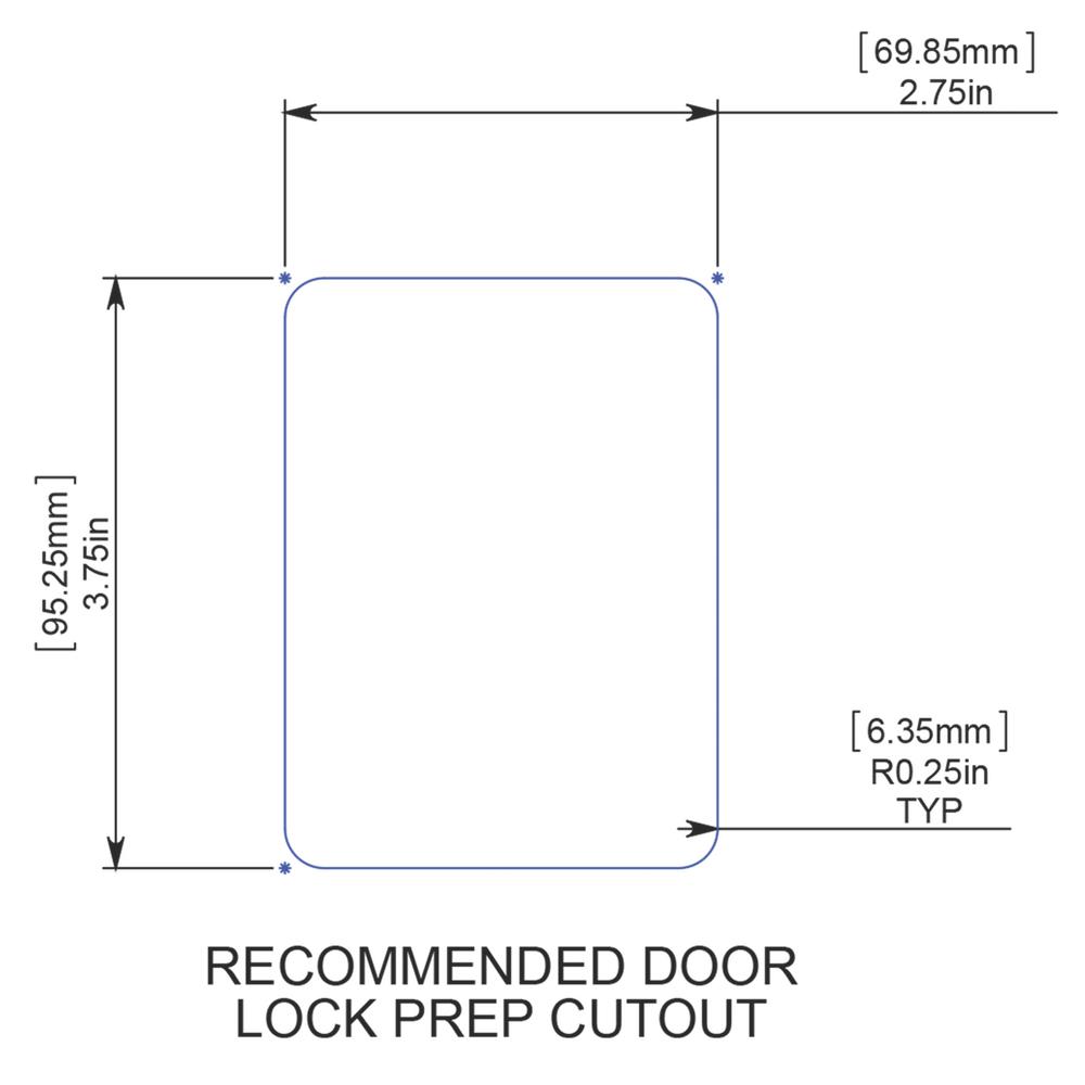 Ultra Pro G3 door cutout specs